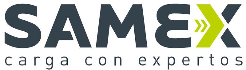 Logo de SAMEX carga con expertos, cliente de Gama Comercial